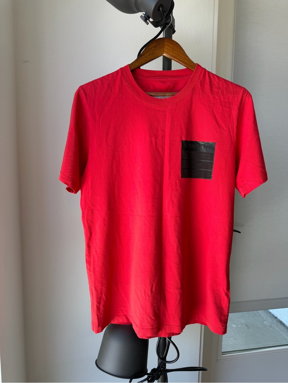 Maison Martin Margiela Red Short Sleeve Tee Stereotype